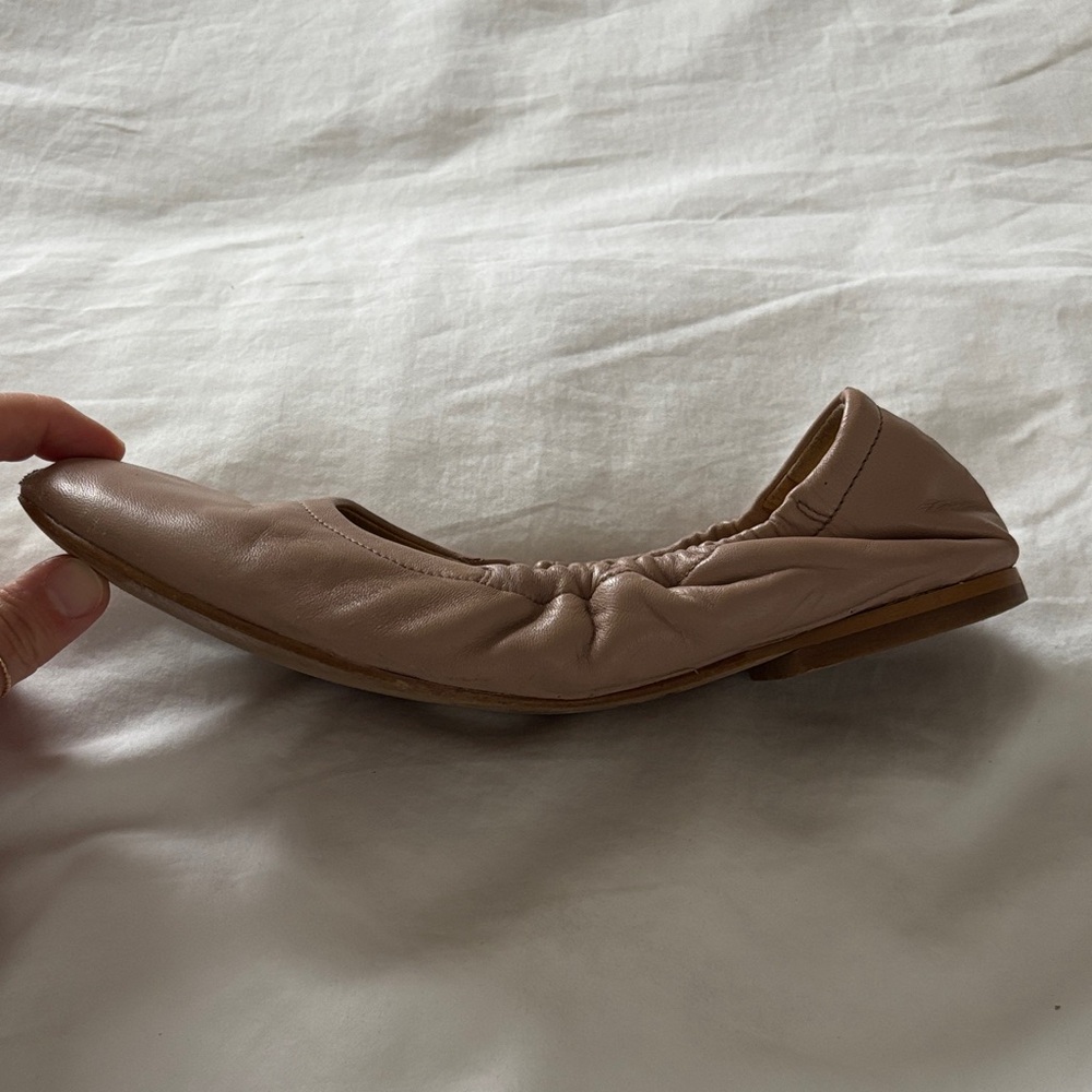 LK Bennett Talya tan Leather ballet flats (women)